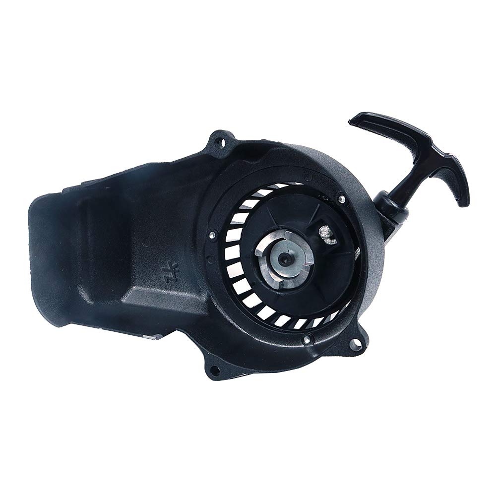 Namvo 47-49cc Mini Moto Pull Start, 2 Tempi Raffreddato ad Aria Moto Dirt Quad Pull Start Plastica Manuale Avviamento Manuale Accenditore Pullstart Accenditore Moto (Nero)