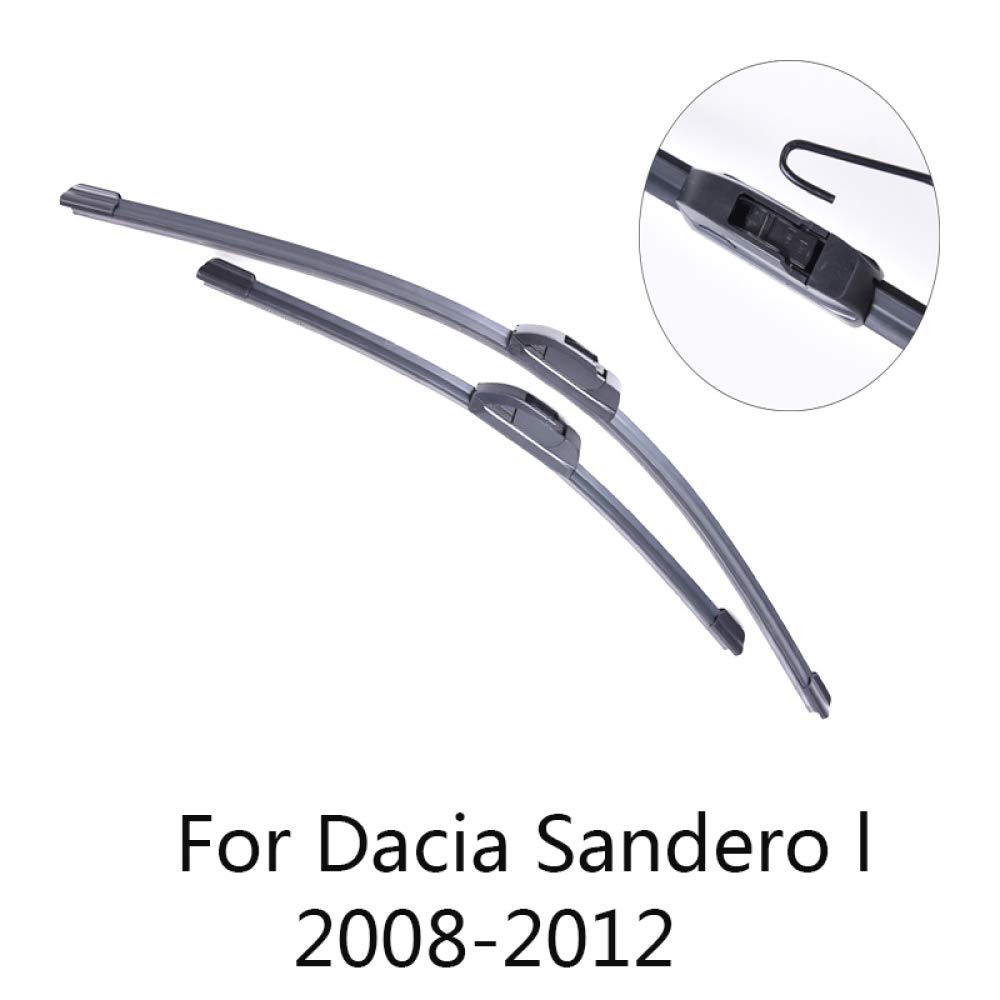DYBANP For Dacia Sandero l 21"&20" 2008 2009 2010 2011 2012, Car Accessories Windshield Wipers Car Wiper Blades