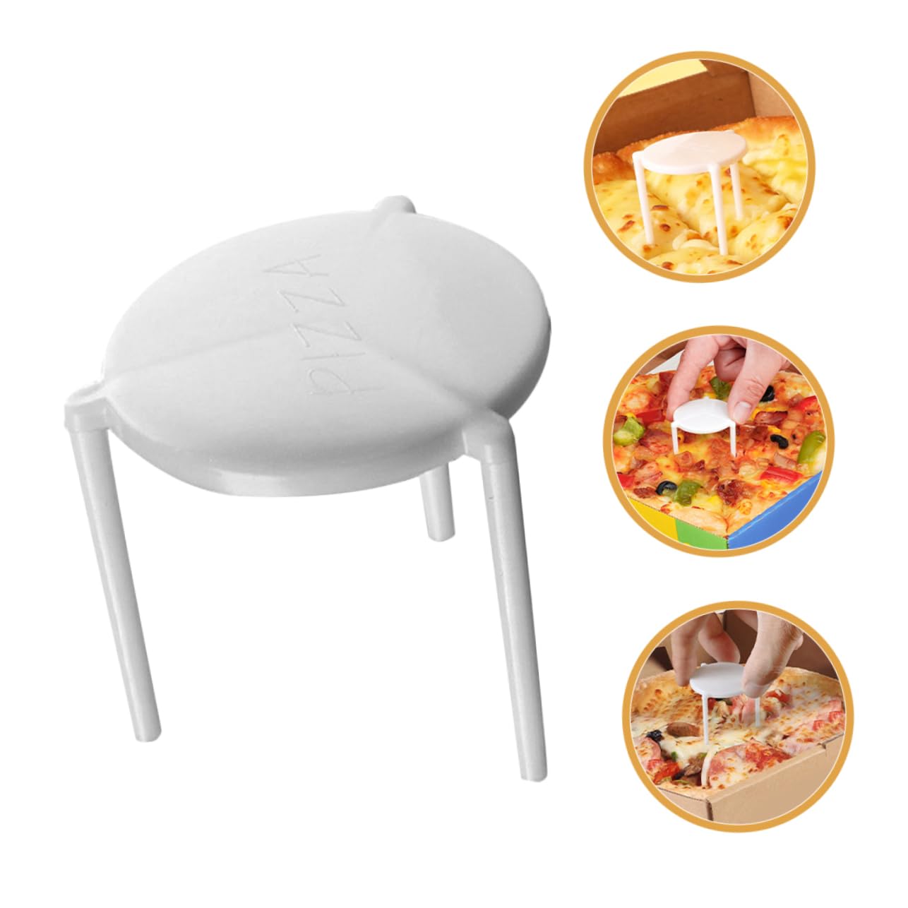 GRIRIW Pizza Stand Table Box Saver Stands Pcs Pizza Holding Tripod Anti-stick Fixing Frames