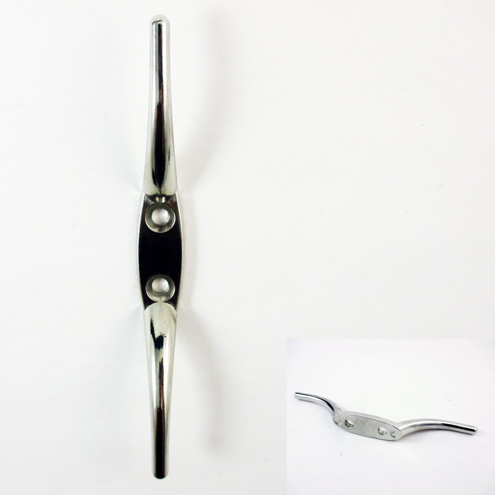 1Pc Rope Cleat Stainless Steel 6 Boat Dock Deck Marine Yacht Line Flag Anchor !