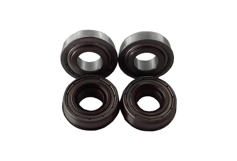 Amazon.com: 2 Pack 11x4-5 Black Rim Front Solid Puncture
