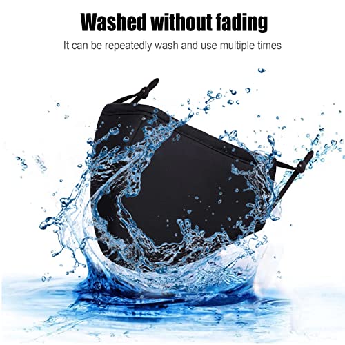 6 Pack Washable Cloth Face Mask Reusable With Adjustable Ear Straps & Nose Wire Comfortable Breathable Cotton Face Masks,3 Ply Adult Safety Mask For Women Men #TOP4
