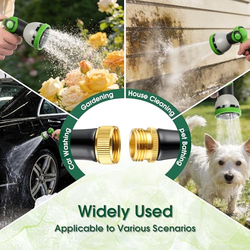 45% de descuento en manguera de jardín Aterr con boquilla de 10 patrones