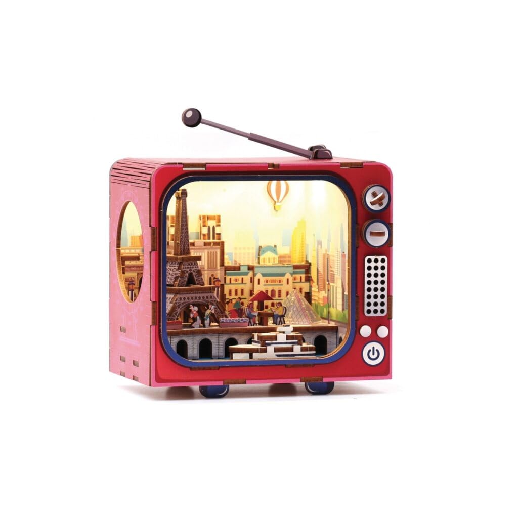 GRAINE CREATIVE Maquette 3D bois TV - Paris
