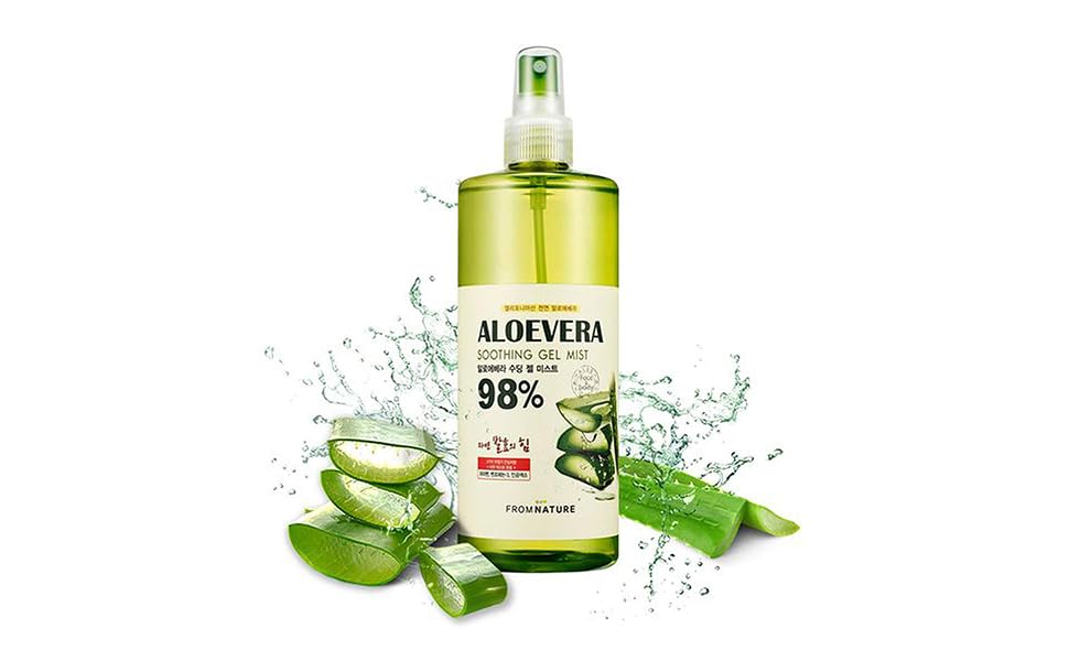 Aloe Vera 98% "Moisture Soothing Gel Mist - 13.5 fl oz. (400 ml) for FROMNATURE