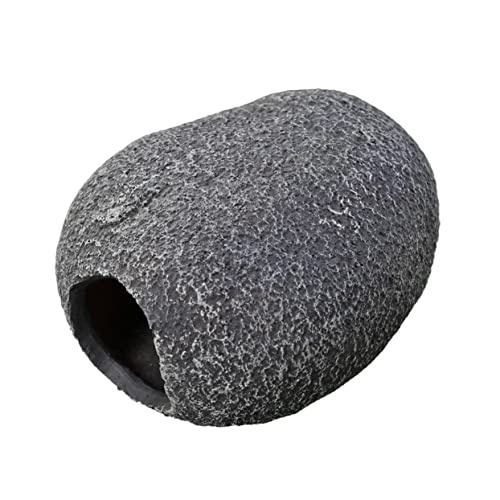 YARNOW Cueva de Descanso de Reptiles Lagarto Cueva de Reptiles Leopardo hábitat de geco Impermeable diseñado Especialmente para Reptiles Cueva de Resina Cueva de Piel de Reptil