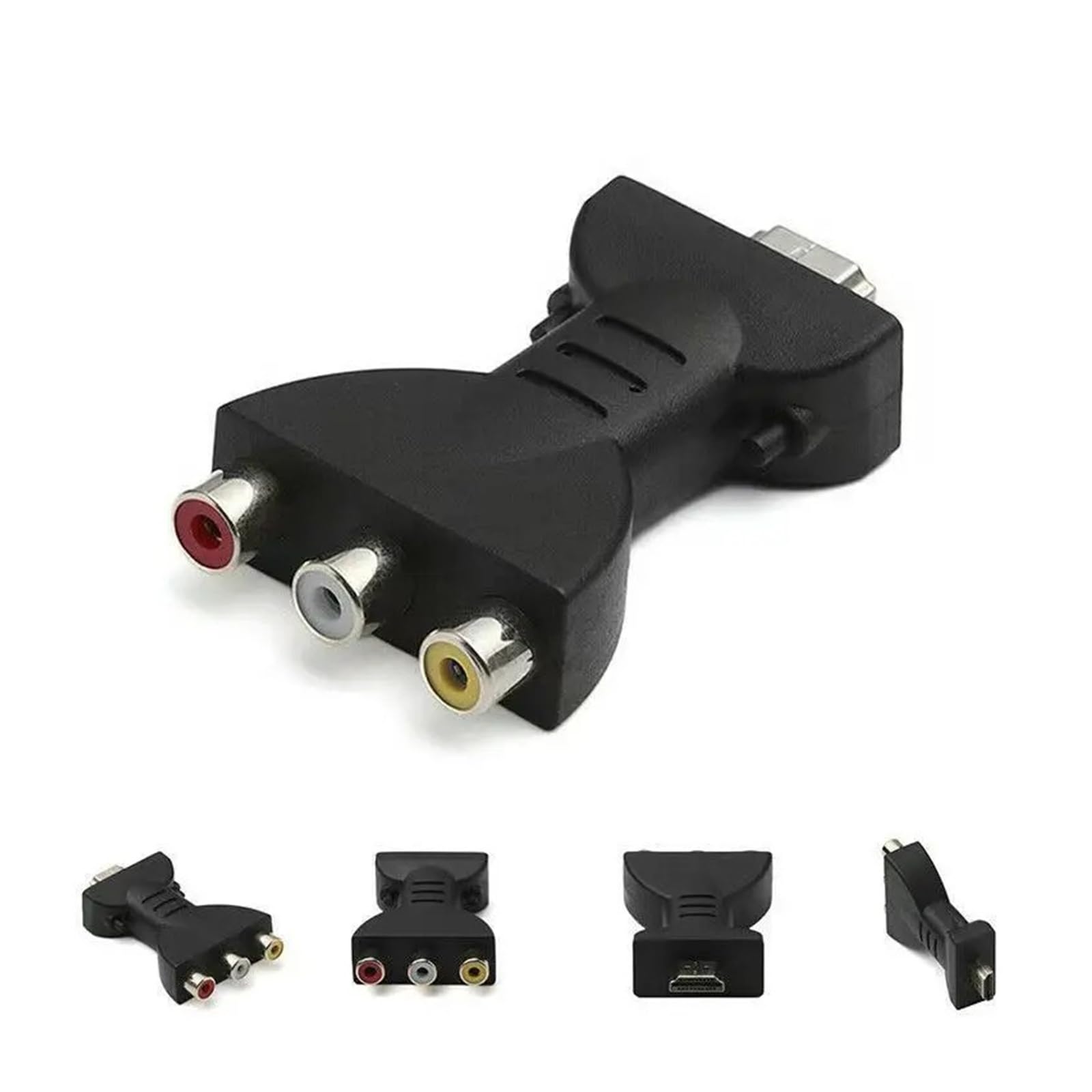 Adattatore AV da HDMI a 3 RCA da maschio a femmina per HDTV, DVD, PC