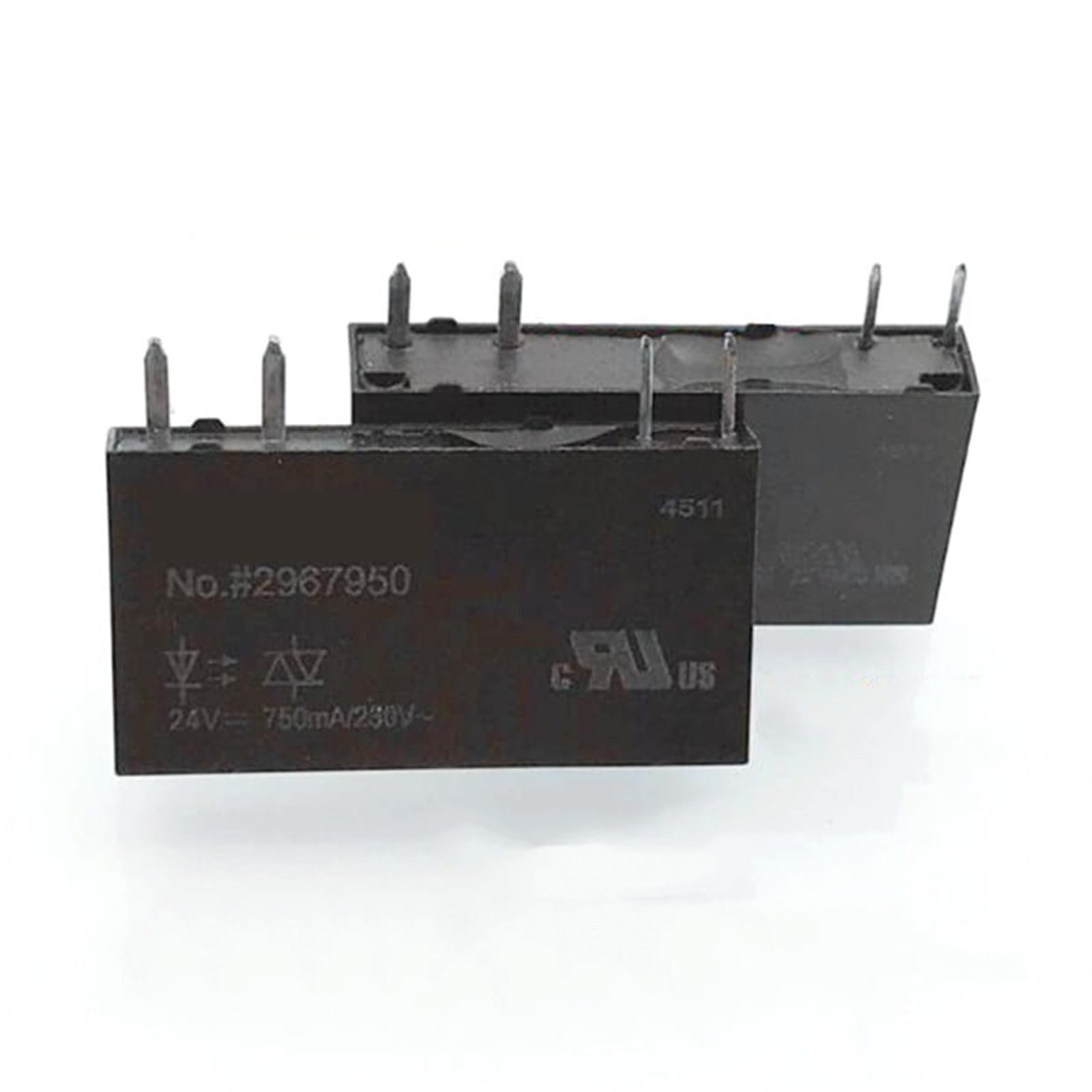 Relais de commutation DC24V 4 broches modèle 2967950