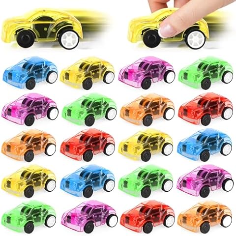 Hxezoc 50 Pack Mini Car Toys Pull Back Race Car, Treasure Box Toys Vehicles for Kids Toddlers 4-8 Years Old, Bulk Toys for Carnival Prizes, Classroom Prizes, Pinata Fillers, Goodie Bag Stuffers Cover