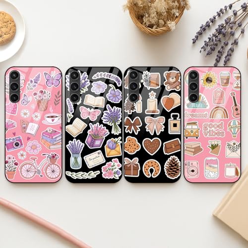 Image of COLORflow Back Cover Compatible with Samsung S23 FE 5G | Pastel Dreams Collection Customized | Shockproof TPU Bumper with Camera Protection Back Cover Compatible with Samsung Galaxy S23 FE 5G