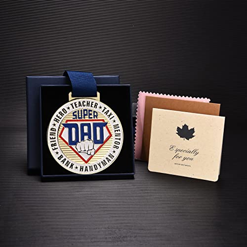 JEWAB Medaglia super papà regalo per la festa del