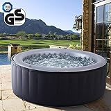 [page_title]-Miweba MSpa aufblasbarer Whirlpool Outdoor - 6 Personen – 132 Düsen - 204 x 70 cm – Tüv GS geprüft - Silver Cloud D-SC06 – 930 Liter