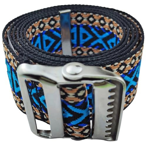 LAMBOX Gait Belt Transfer Belt with 2-inch Soft and Comfortable Jacquard Webbing for Caregivers, Seniors, Elderly, etc. (Color16, 60 Inch) - Thumbnail 4