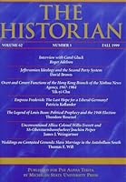 The Historian Number 1 Volume 62 Fall 1999 B001140RNE Book Cover