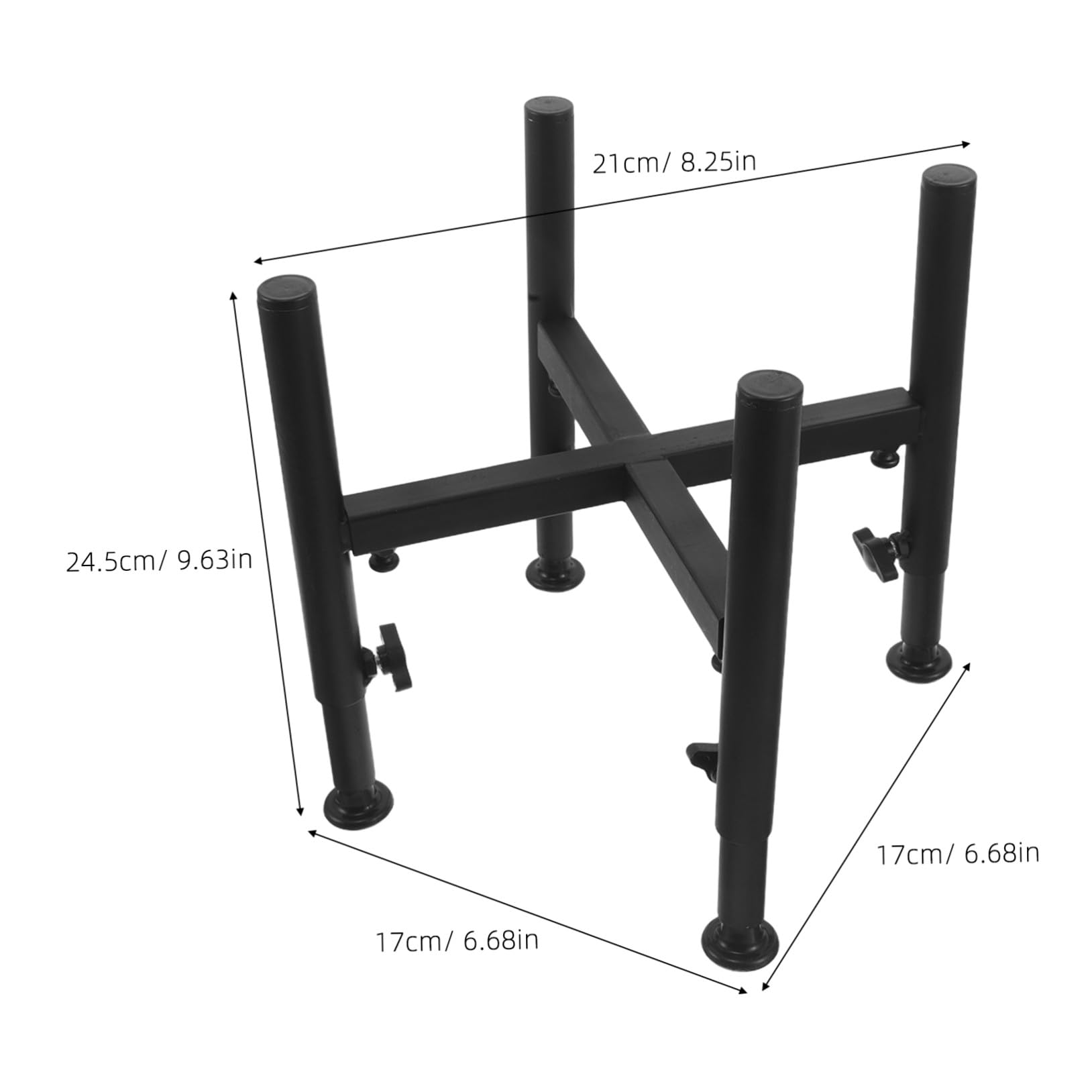 DOITOOL Support Diamètre en Gamelle Chien Acier Surélevé pour Inoxydable de Réglable 6,3-10,2″ Hauteur Ergonomique et Ajustable pour Usage Quotidien en Foyer Actif