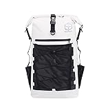 [TaoTech] 防水バッグ リュック ドライバッグ ターポリン 背面クッション スポーツバッグ 30L アウトドア 大容量 男女兼用 (ホワイト, 30L)