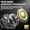 TOZO NC9 Hybrid Active Noise Cancelling Wireless Earbuds, 6 Mics ENC Clear Call, IPX8 Waterproof, in Ear Bluetooth 5.3 Headphones Stereo Bass Ear Buds 59H Playtime with LED Display 32 EQs via APP #2