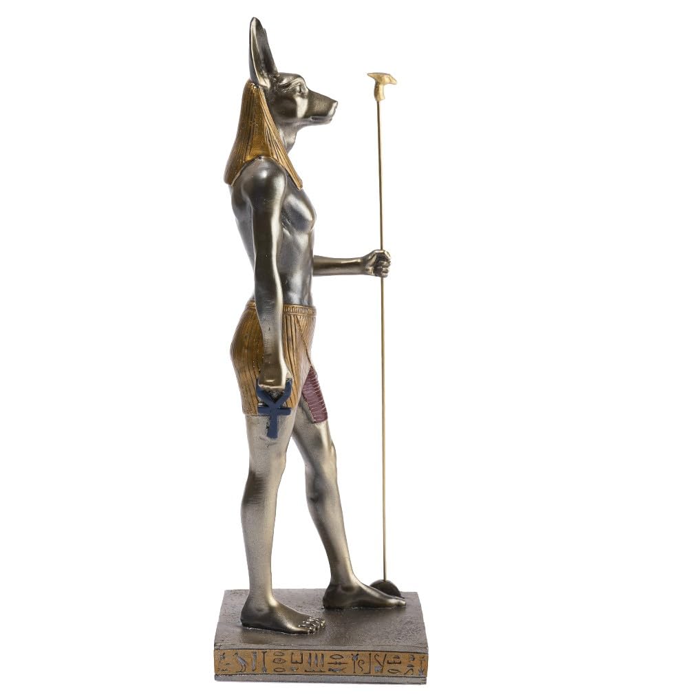 Egipska Statuetka Dekoracyjna Anubis