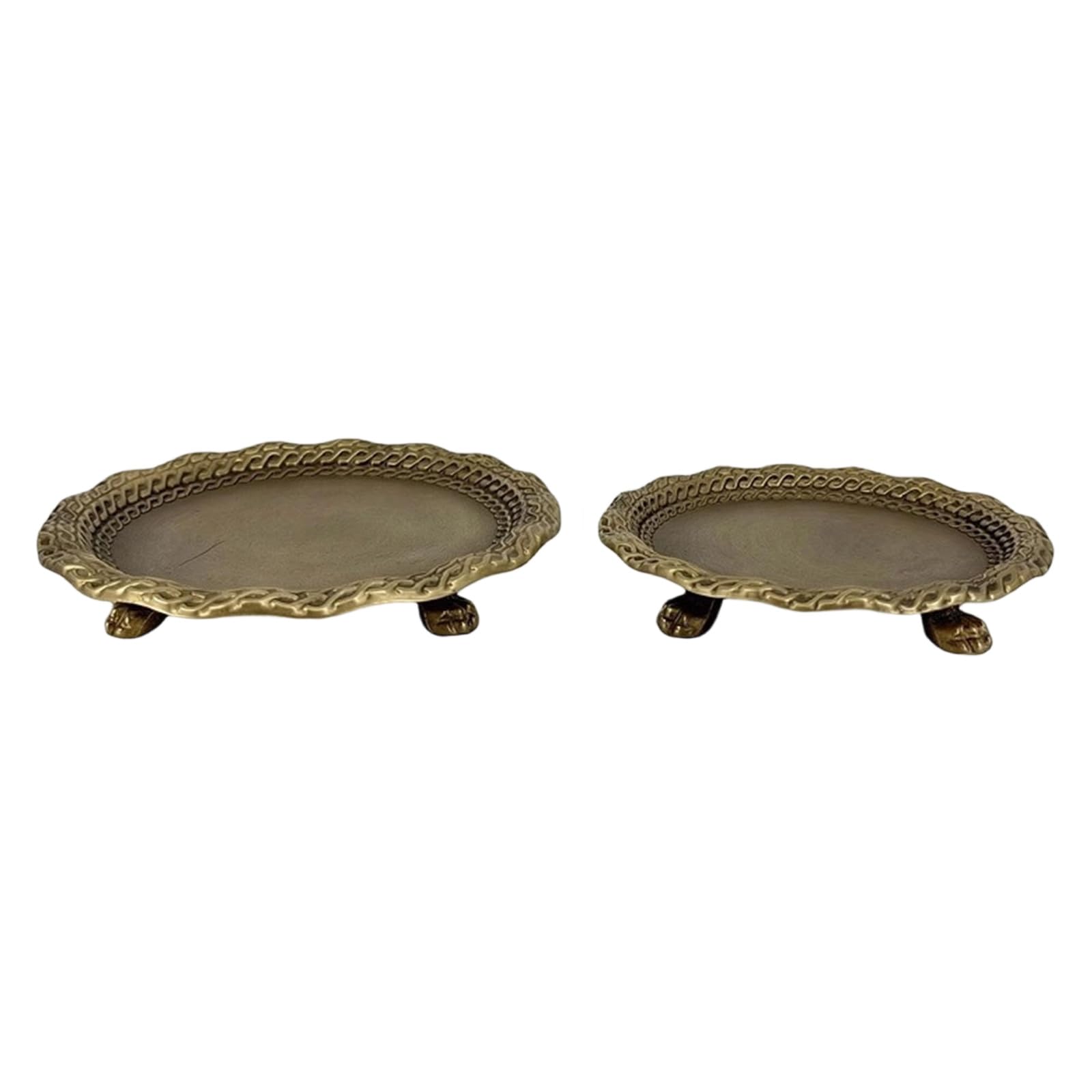Tfaoys A Permanent Iron Tray With Smooth Face For Easy Clean In Busy Household Decorative Storage Plate Iron Serving Tray