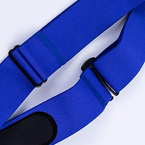 XUXIN Universal Replacement Heart Rate Monitor Soft Strap Adjustable Elastic Chest Mount Belt for Polar, Garmin, Wahoo - Thumbnail 2