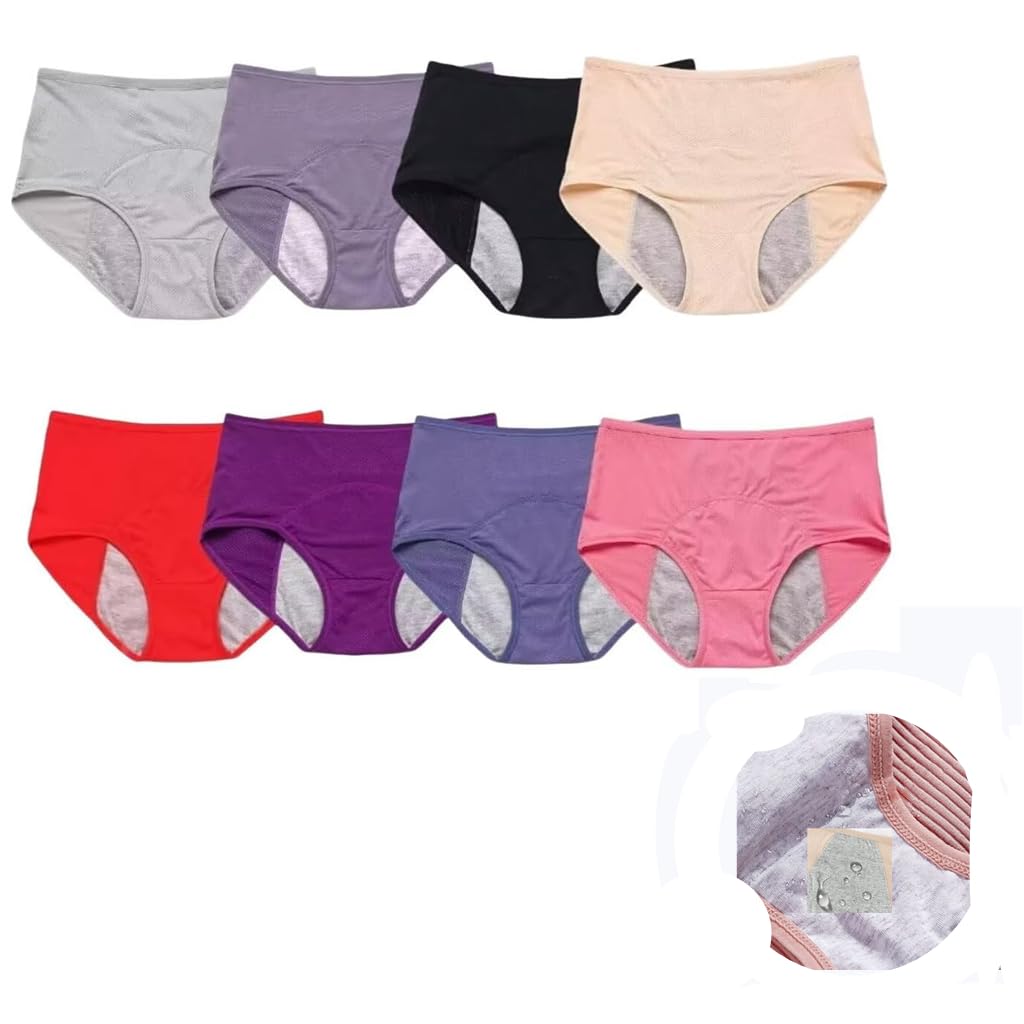 Panties for Women Over 60, Leakproof Ladies Underwear - Leakproof Panties for Over 60#s with Incontinence Comfortable