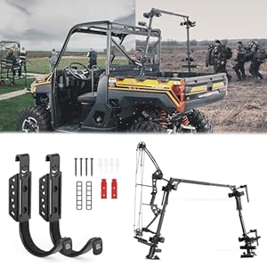 Kemimoto Gun Holder Rack Wall Mount, Utv Gun Holder For Quick-Draw Sporting Clays In-Bed Rack For 6 Guns Or Crossbows 6 51mhclamlsl. sl500 . ss300