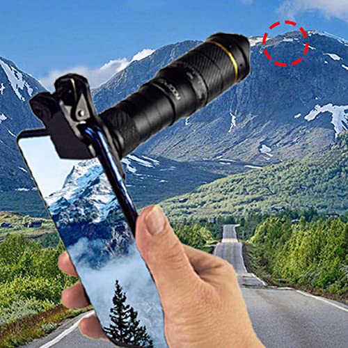 Lente de zoom 32X telescopio para teléfono con objetivo gran angular y trípode de estabilidad 2