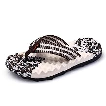 CHEWYZ Men's Flip-flops Massage Slippers,Men & Women Acupressure Massage Sandals,Relief Plantar Fasciitis Heel Arch Arthritis Pain,Flip-flops Outdoor anti slip Massage Beach