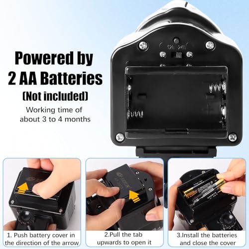 Aedcbaide Automatic Fish Feeder - 60 ML Feeders for Fish with Feeding Ring, Auto Fish Feeder for Aquarium Tank, Adjustable Food Timer Dispenser for Pellets, Battery Operated (Battery Not Included) - Image 6