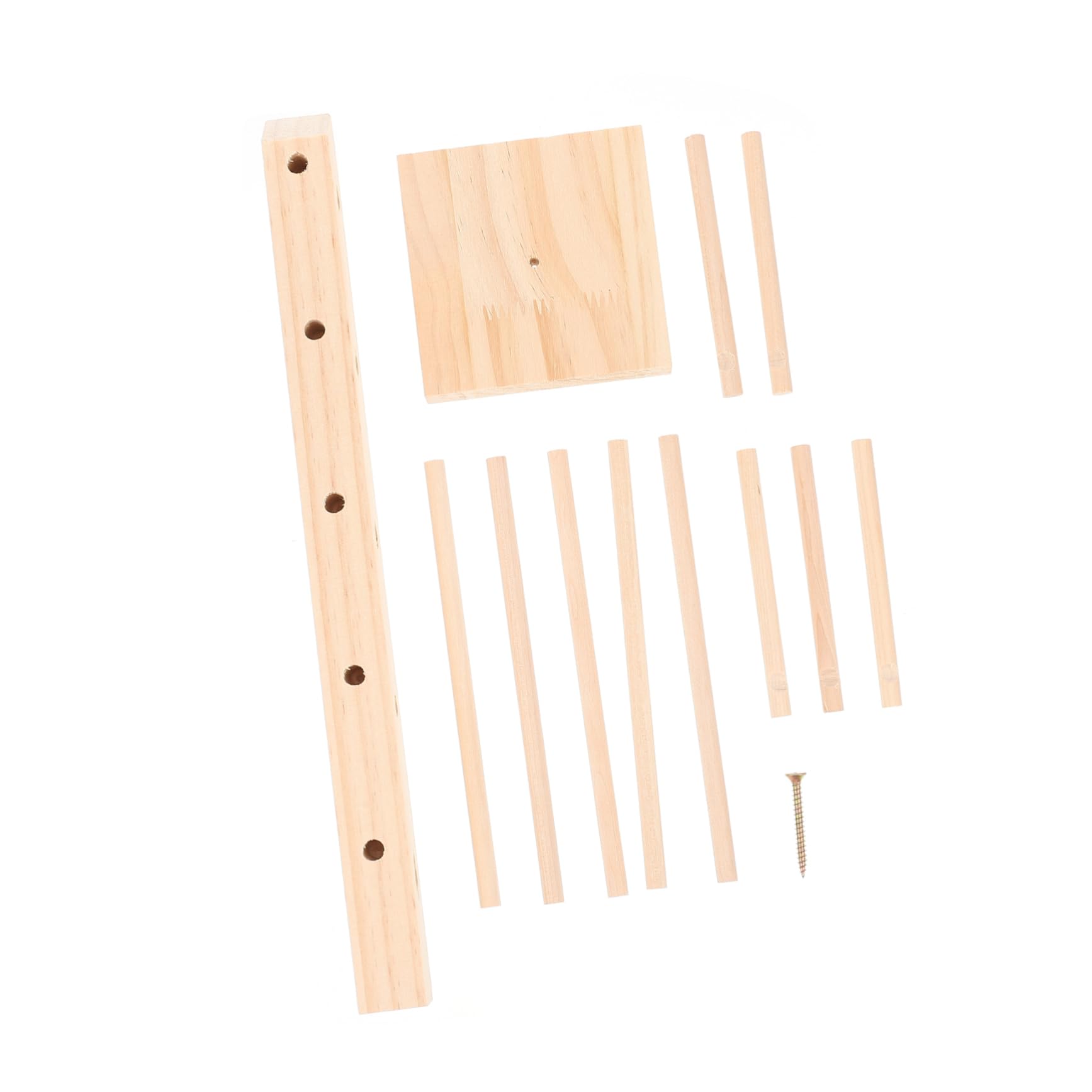 Beavorty Elegant Wooden Glasses Rack Slot Sunglasses Display Pine Wood Easy to Clean