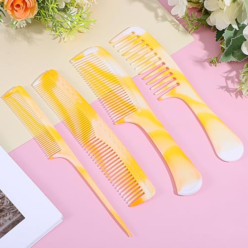 Set de 4 Peines Amarillos para Cabello miniatura 7