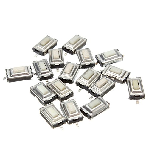 HDST-E6 20Pcs SMD PCB Tactile Push Button Switch 2 Pin 6 x 3.5 x 2.5mm