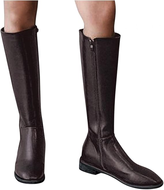 Long flat boots for women Clearance