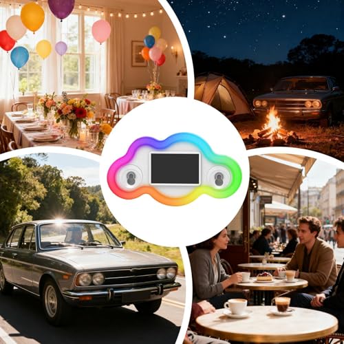 Luz de ventana de coche multimodo con sensor inteligente para camiones y automóviles 4