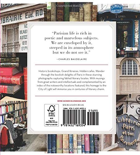 Literary Paris: A Photographic Tour (Paris Photography Book, Books About Paris, Paris Coffee Table Book) #TOP1