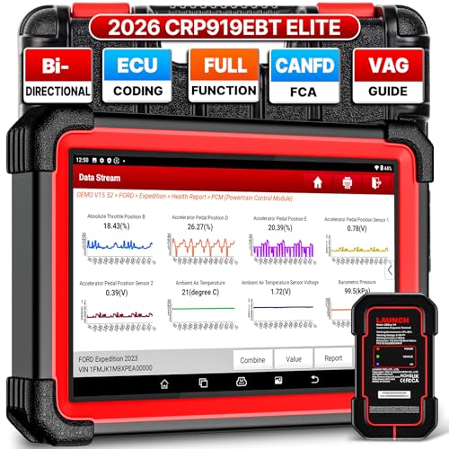 LAUNCH X431 CRP919EBT 2026 Wireless Bidirectional Scan Tool, All-in-One Full System OBD2 Scanner,...