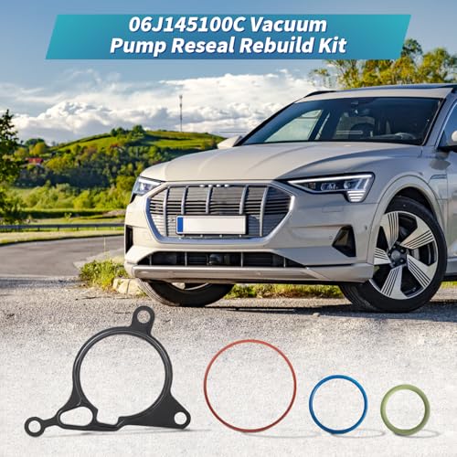 Kit de reconstrucción y sellado para bomba de vacío 06J145100C, compatible con VW GTI, GLI, Golf, Jetta, Beetle, Passat y Audi A3, A4, A5, A6, Q5 (1.8T y 2.0T TSI/TFSI), reemplaza 06J145100G, 06J145100P, 06J145100N, 06J145100F miniatura 6
