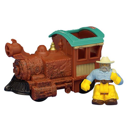 Mattel – l3136 – Fahrzeug – GeoTrax – Mini Schaltungen GeoTrax – Circuit Bahnhof Ranch