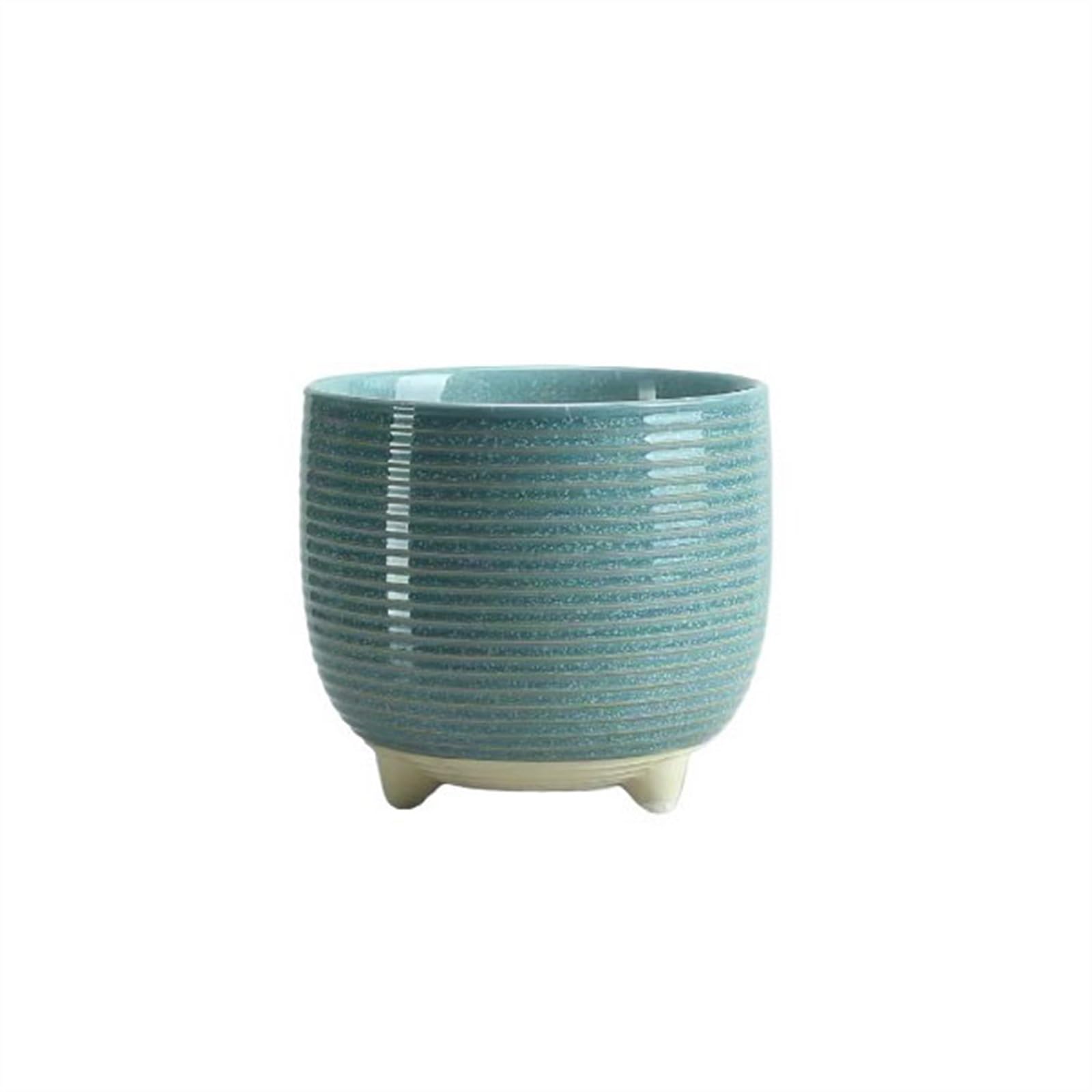Grand pot de fleur respirant pour salon moderne et plantes d'intérieur en céramique