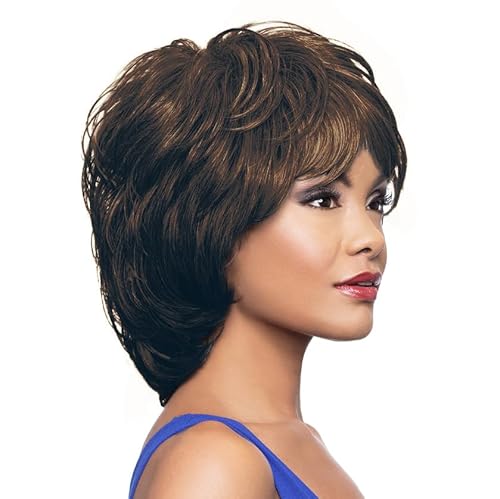 Kimberly Wig Color F1B30 - Foxy Silver Wigs Shoulder Length