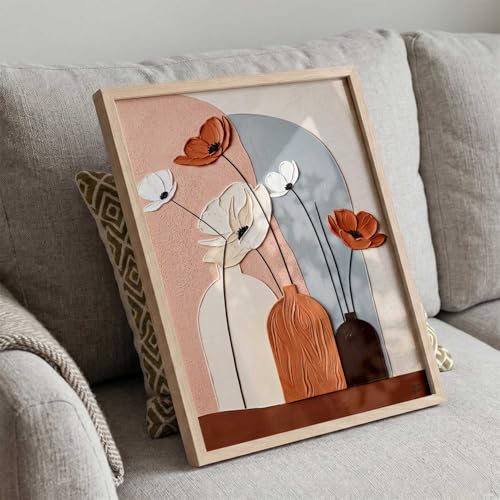 Image of kotart Aesthetic Art Home Decoration Painting | Paintings With Frame For Living Room Bed Room Hotel Wall Decor Digital Reprint (14X20 inch)