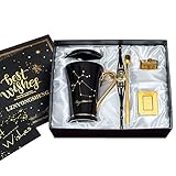 bankoo 陶器 射手座コーヒーカップ プレゼント マグカップ おしゃれ 星座 母親父親 男性女性 プレゼント 人気誕生日プレゼント 彼女 妻 姉 女友達 贈り物 夫婦 カップル 結婚記念日