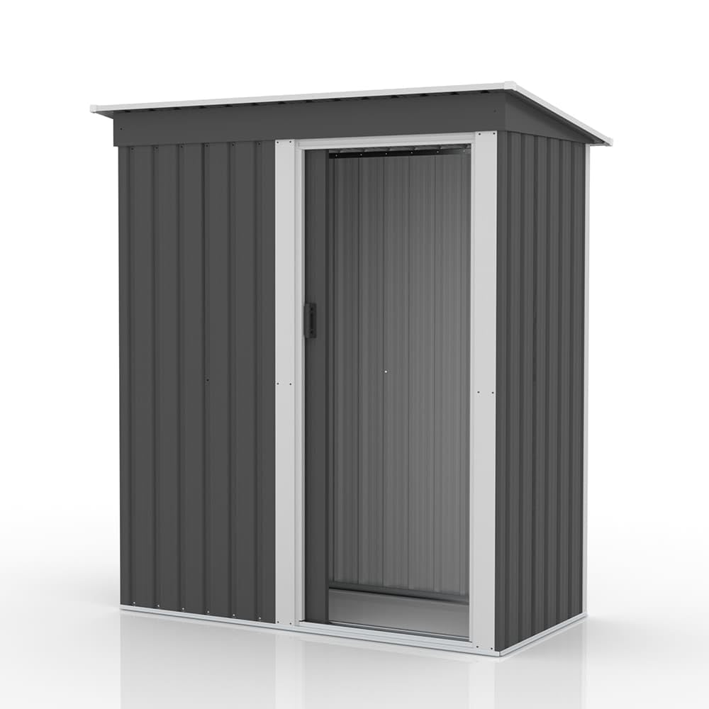 Amazon | BNSPLY 物置 屋外 高さ180cm 大型倉庫 防錆防水 可動棚なし