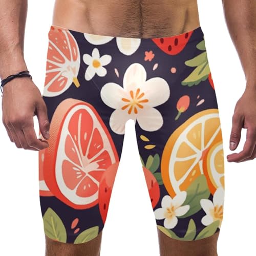 Jammer de bain séchage rapide Fruit Party pour homme look dynamique sur la plage