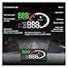 3.5 Inch HUD Head Up Display Overspeed Warning Auto Electronic Speedometer Car OBD2 Gauges Windshield Projector Smart Car System