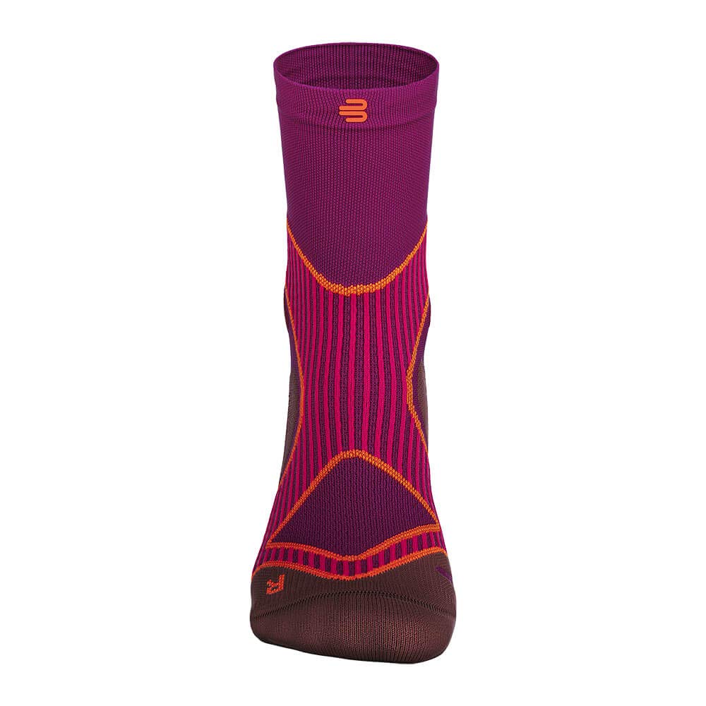 BAUERFEIND Laufsocken Run Performance Mid Cut Socks für Sport & Laufen, 1 Paar