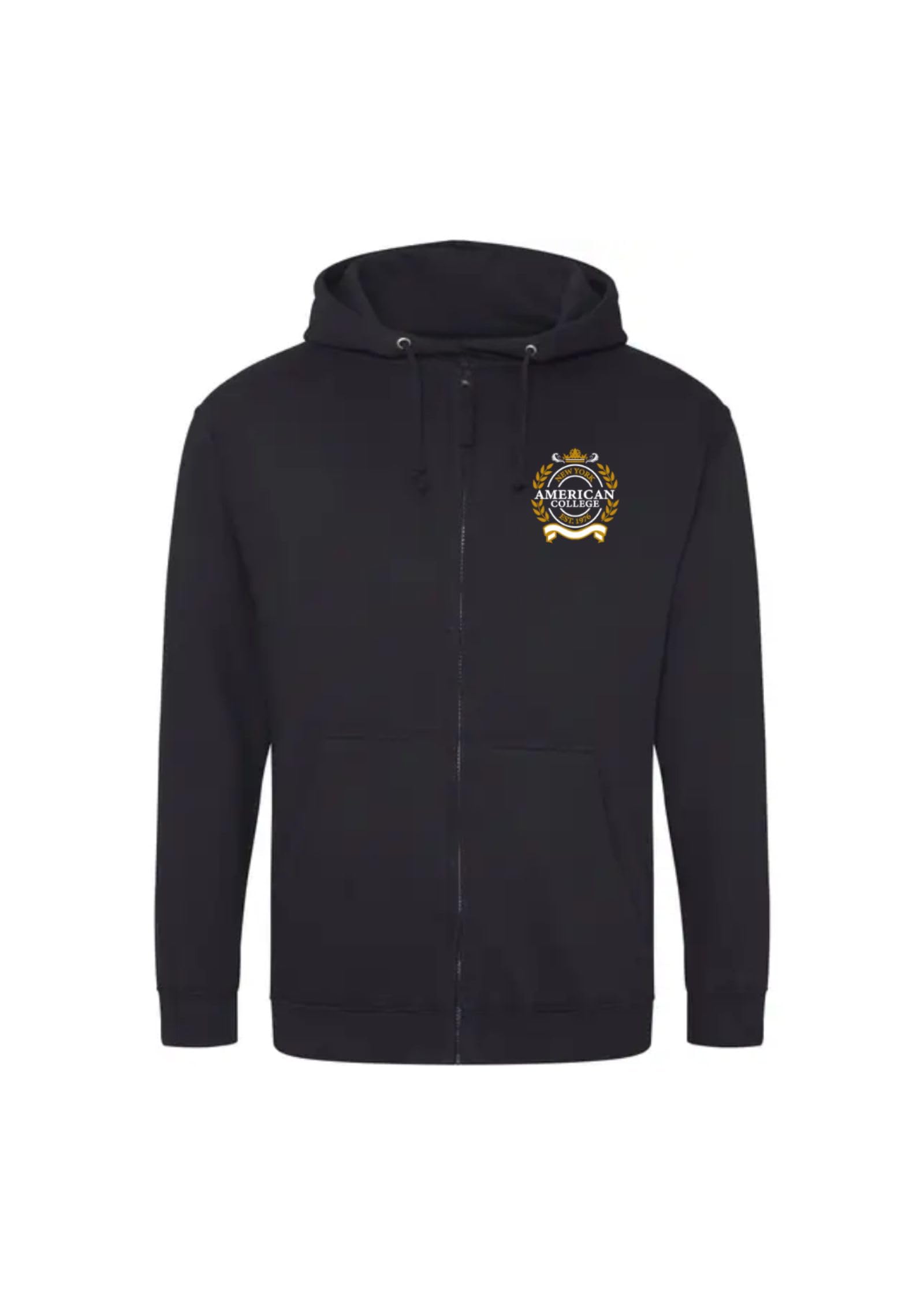 AMERICAN COLLEGE USA Bluza Sweter z nadrukiem Ciepłe ubrania Unisex Dzieci Chłopcy i Dziewczęta Casual Model ACSZW5 Czarny 14 LAT, czarny, 14 lat