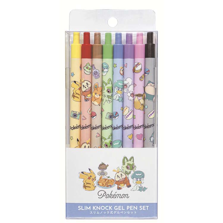 Amazon | カミオジャパン ポケットモンスター スリムノック式ゲルペン8