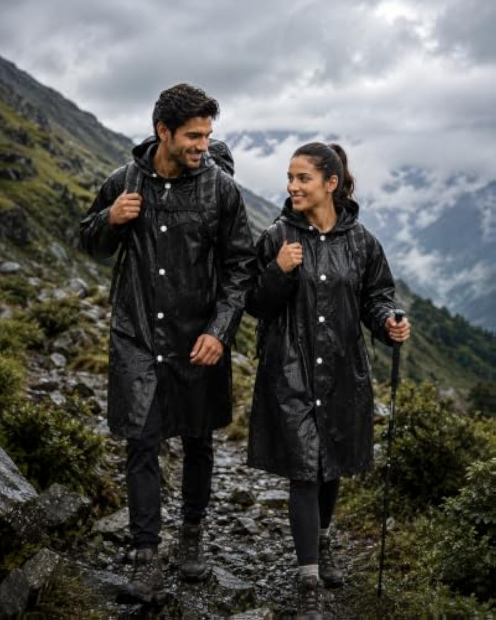 Burdy Waterproof EVA Rain Suit with Hood