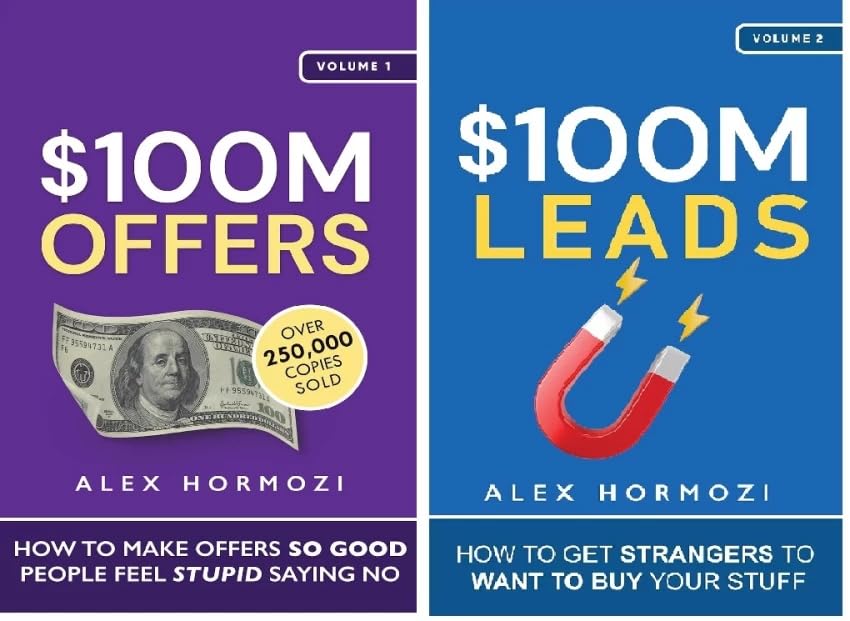 100 Million Offers + 100 Million Leads By Alex Hormozi Paperbacl 2024